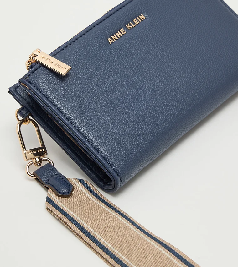 ANNE KLEIN Anne Klein Textured Zippered Wallet